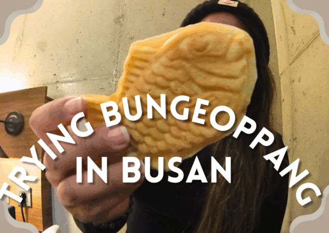 First Time Trying Bungeoppang in Busan, Korea